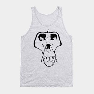 Gorilla Skull Ape Monkey Tank Top